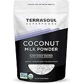 Terrasoul Superfoods Organic Coconut Milk Powder, 16 Oz - Plant-Based Creamer | Keto Friendly