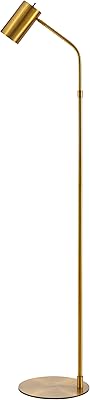 Mark&Day Floor Lamps, Zakery Rustic Gold Floor Lamp for Living Room, Bedroom or Office (62" H x 15" W x 11" D)