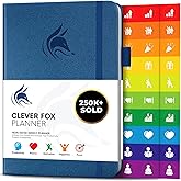 Clever Fox Planner – Undated Weekly & Monthly Planner for Productivity, Time Management & Goals – Organizer Journal – A5 (Mys