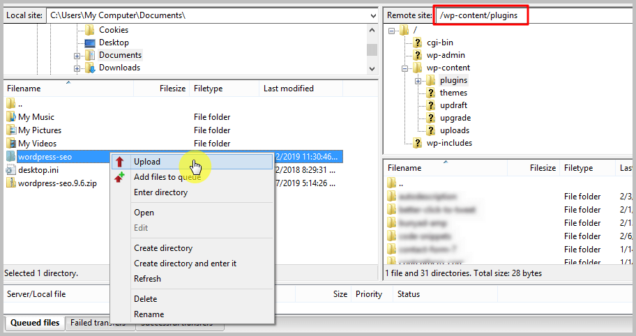 FTP Uploading Plugin Files to WordPress FTP Uploading Plugin Files to WordPress