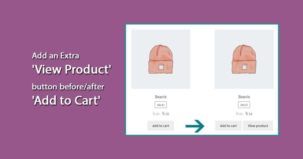 WooCommerce add 'View Product' button