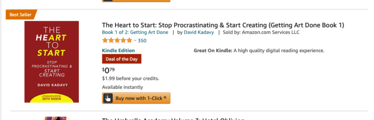 kindle daily deal