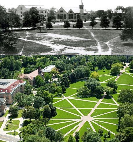 ohio state university desire paths