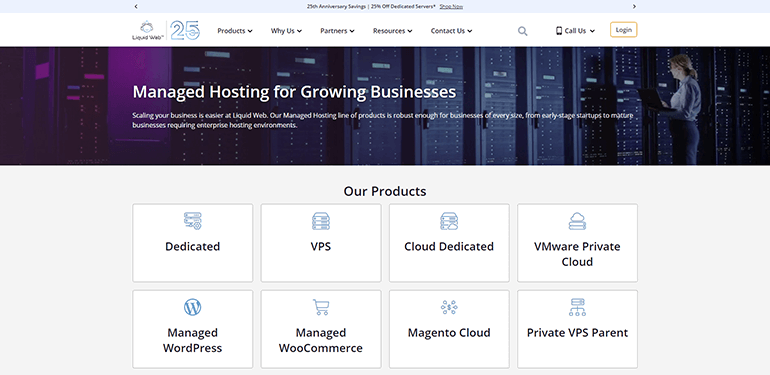 liquid web homepage liquid web homepage
