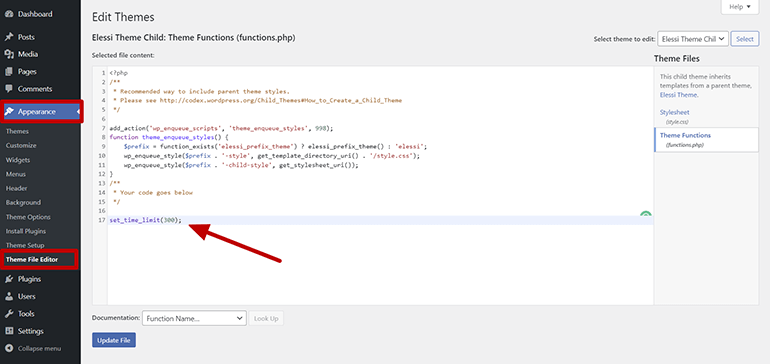 wordpress max execution time functions wordpress max execution time functions