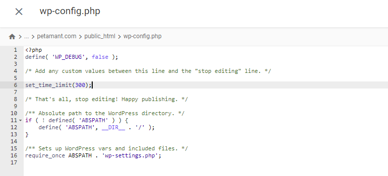 wordpress max execution time wpconfig wordpress max execution time wpconfig