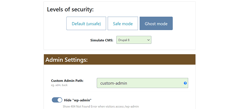 hide my wp ghost review admin url hide my wp ghost review admin url