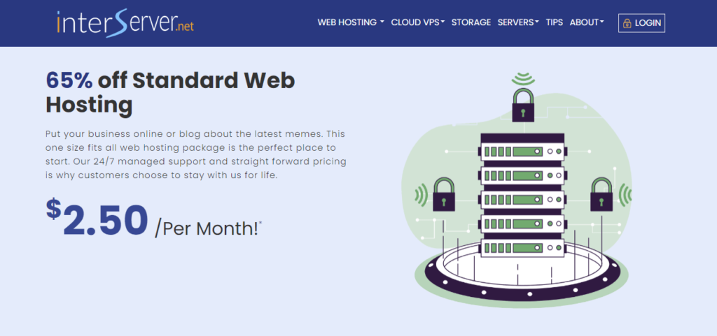 interserver review hosting price