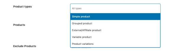 webtoffee import export pro export product types