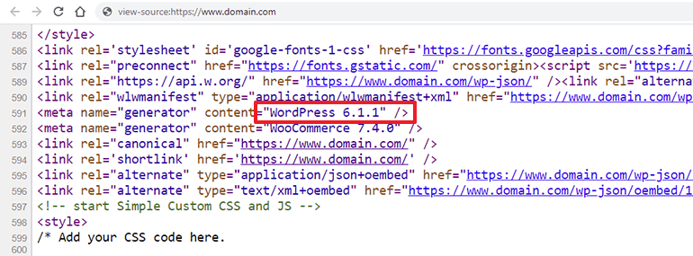 wordpress version check source code wordpress version check source code