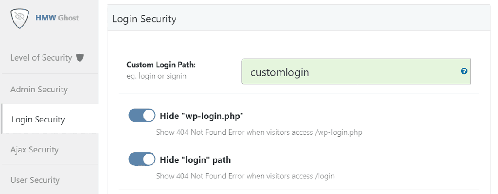 Hide My WP Ghost Login Sec Hide My WP Ghost Login Sec