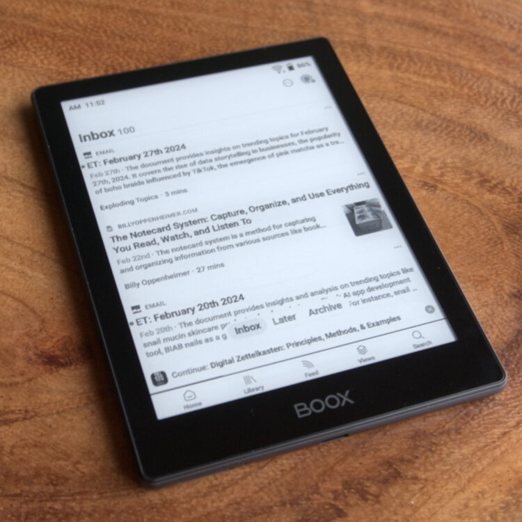 boox poke5 readwise reader